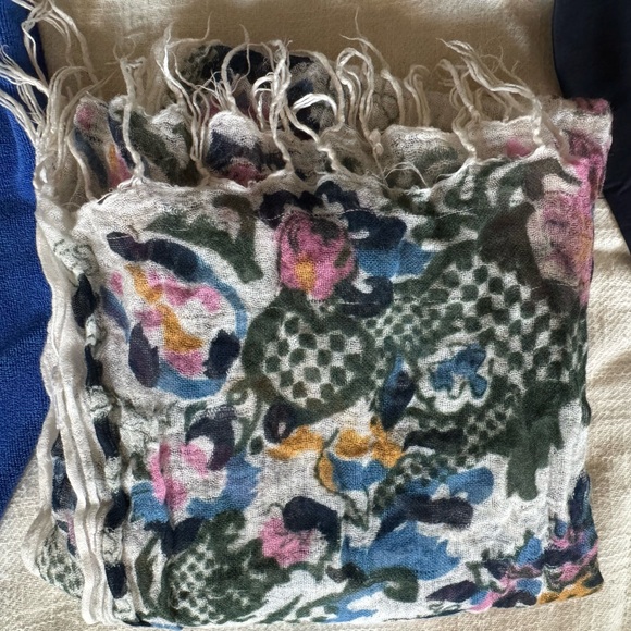 Floral Patterned Scarf - Picture 5 of 5